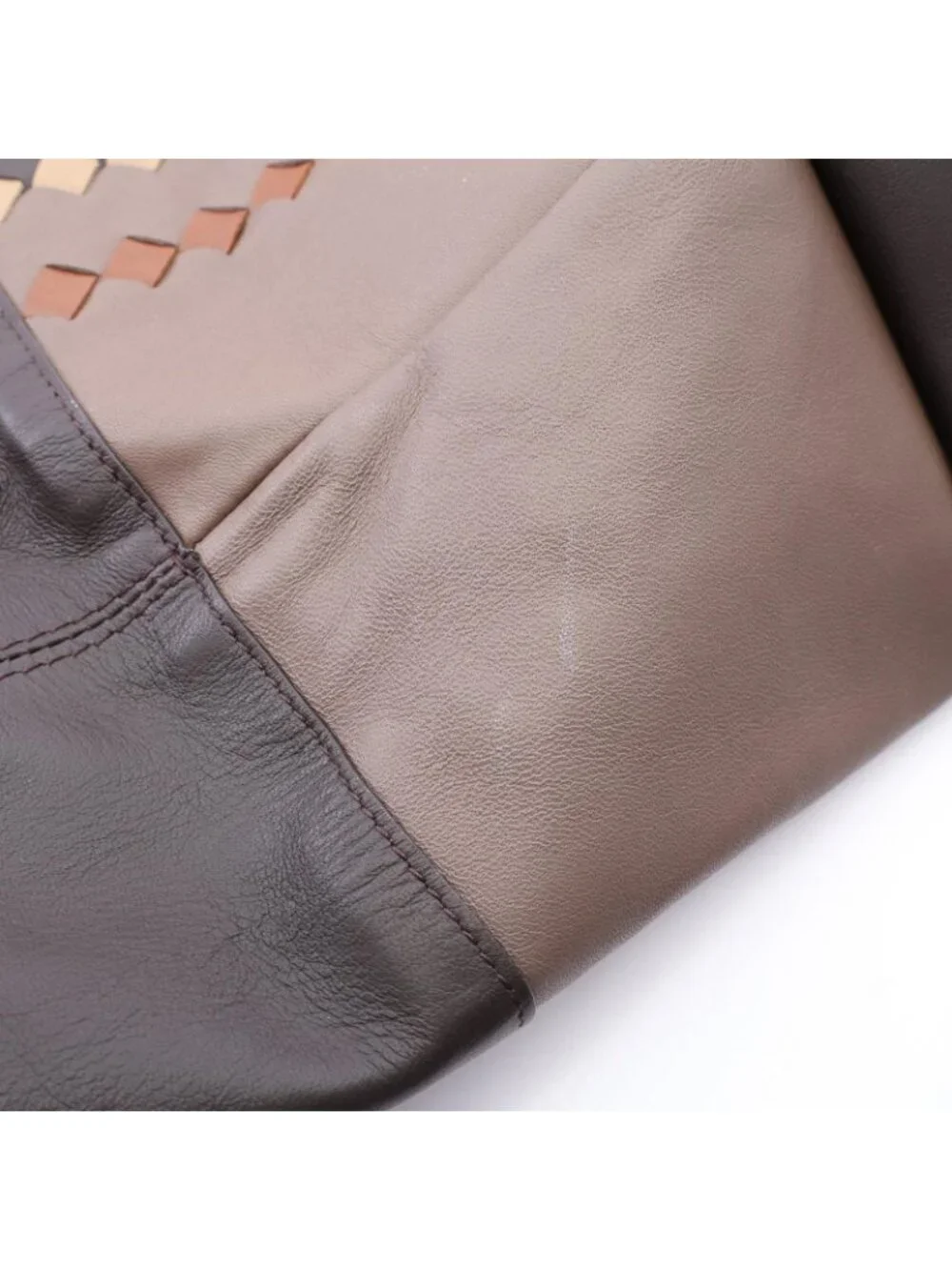 Bottega Veneta Backpack Intrecciato Brown Leather